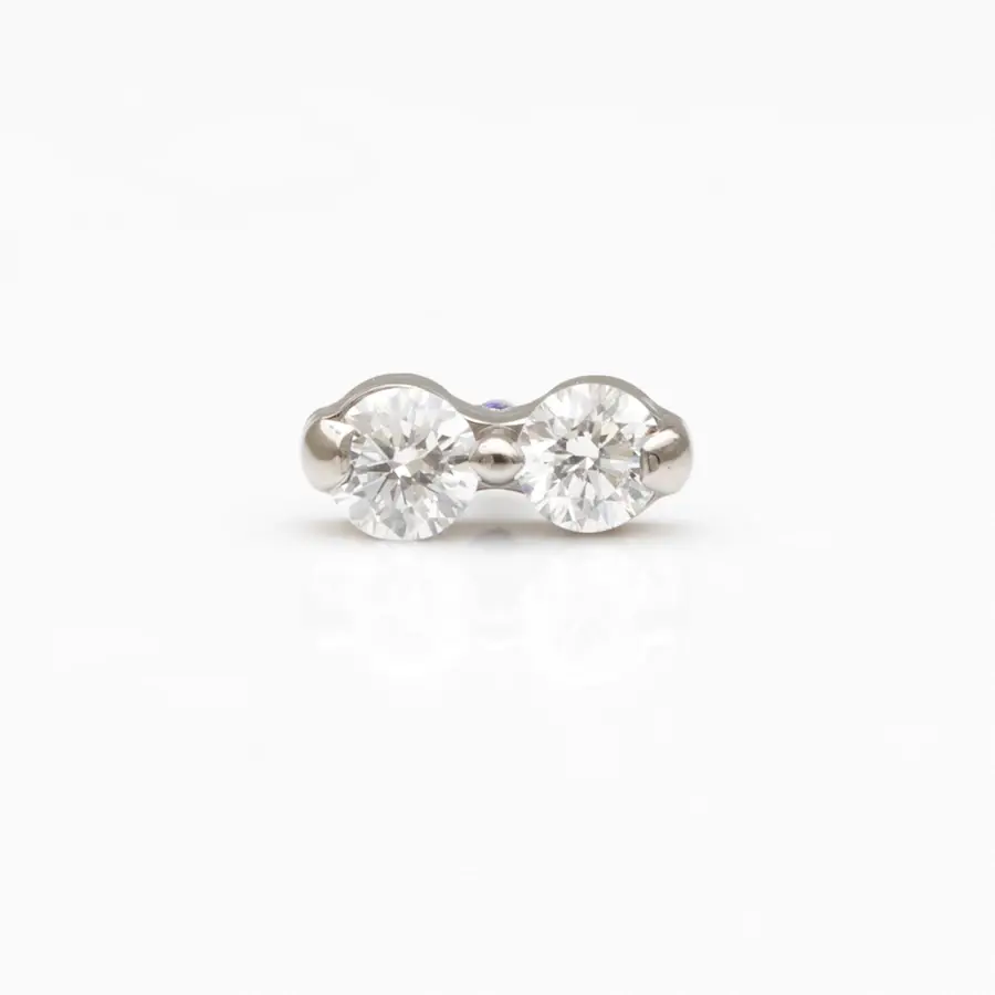 Industrial Strength Odyssey Duo Gem End mit Zirkonia