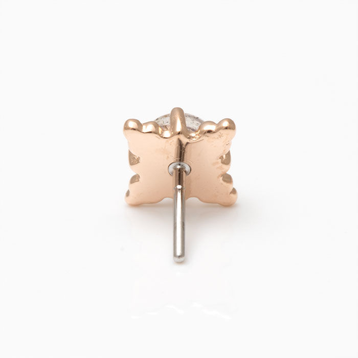 Miniaturbild: Rosegold Piercingschmuck mit Labradorit