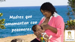 Madres que amamantan con pezoneras