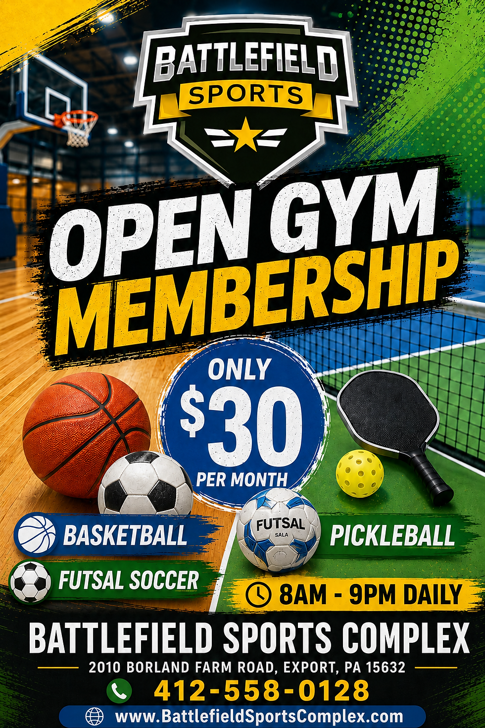 OPEN GYM MEMBERSHIP