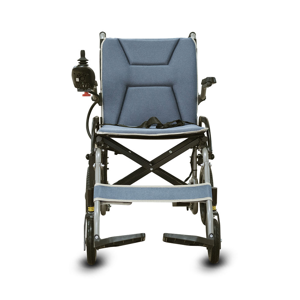 Thumbnail: Lightweight Electric Folding  Wheelchair