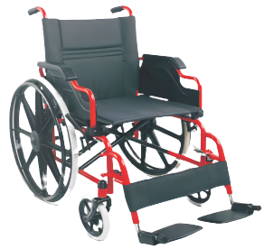 Powder Coated anti-corrosion Wheelchair with Mag Wheels