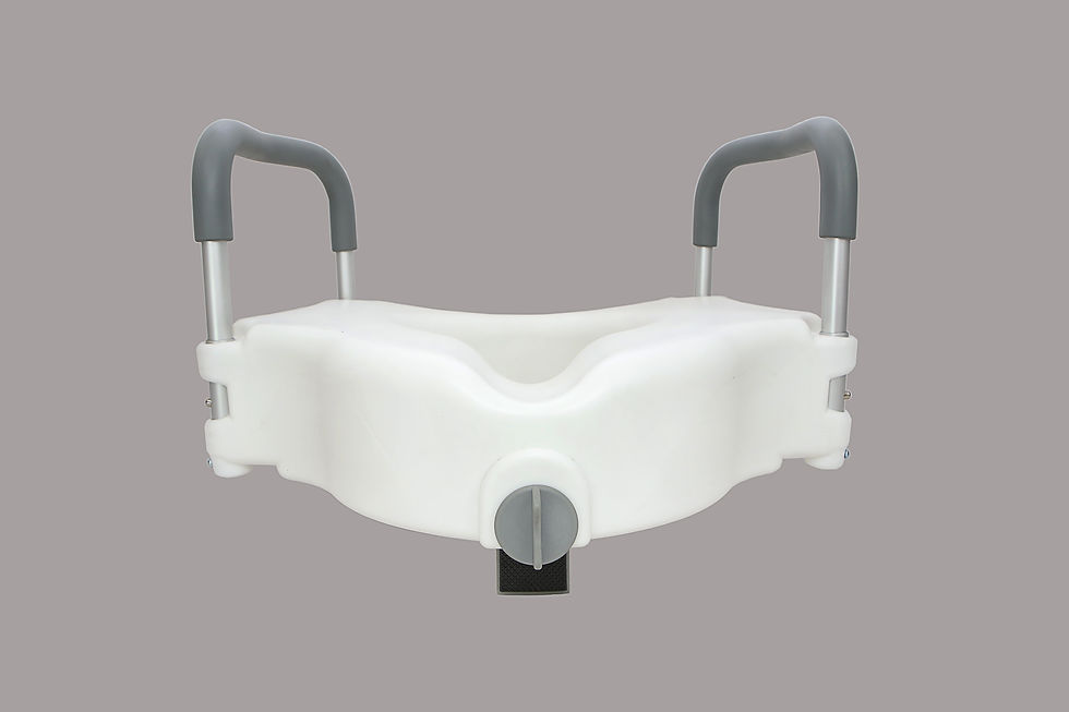 Thumbnail: Toilet Seat Raiser with Arms