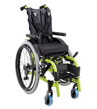 Lightweight Aluminum pediatric Wheelchair with seatbelt