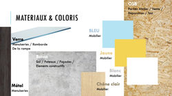 Matériaux et coloris