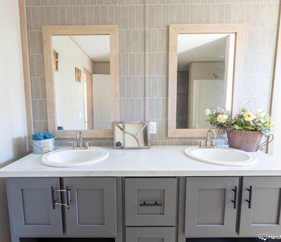 Snowcap bathroom mobile mansions louisiana doublewide