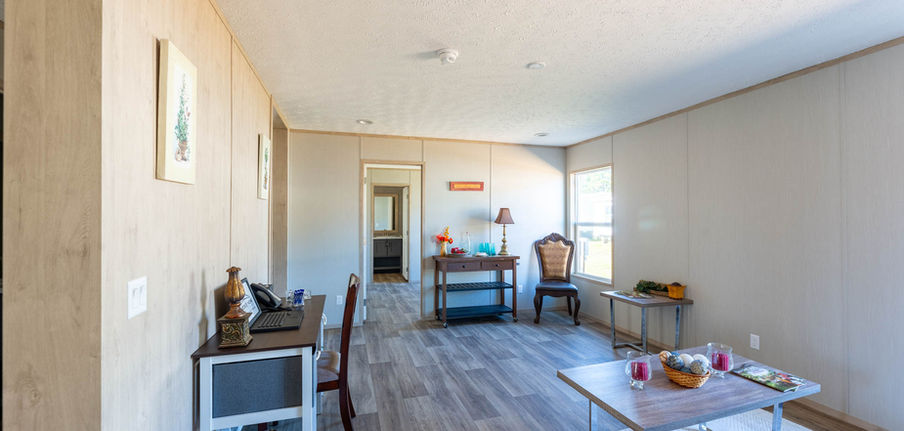 Snowcap Living room mobile mansions louisiana doublewide