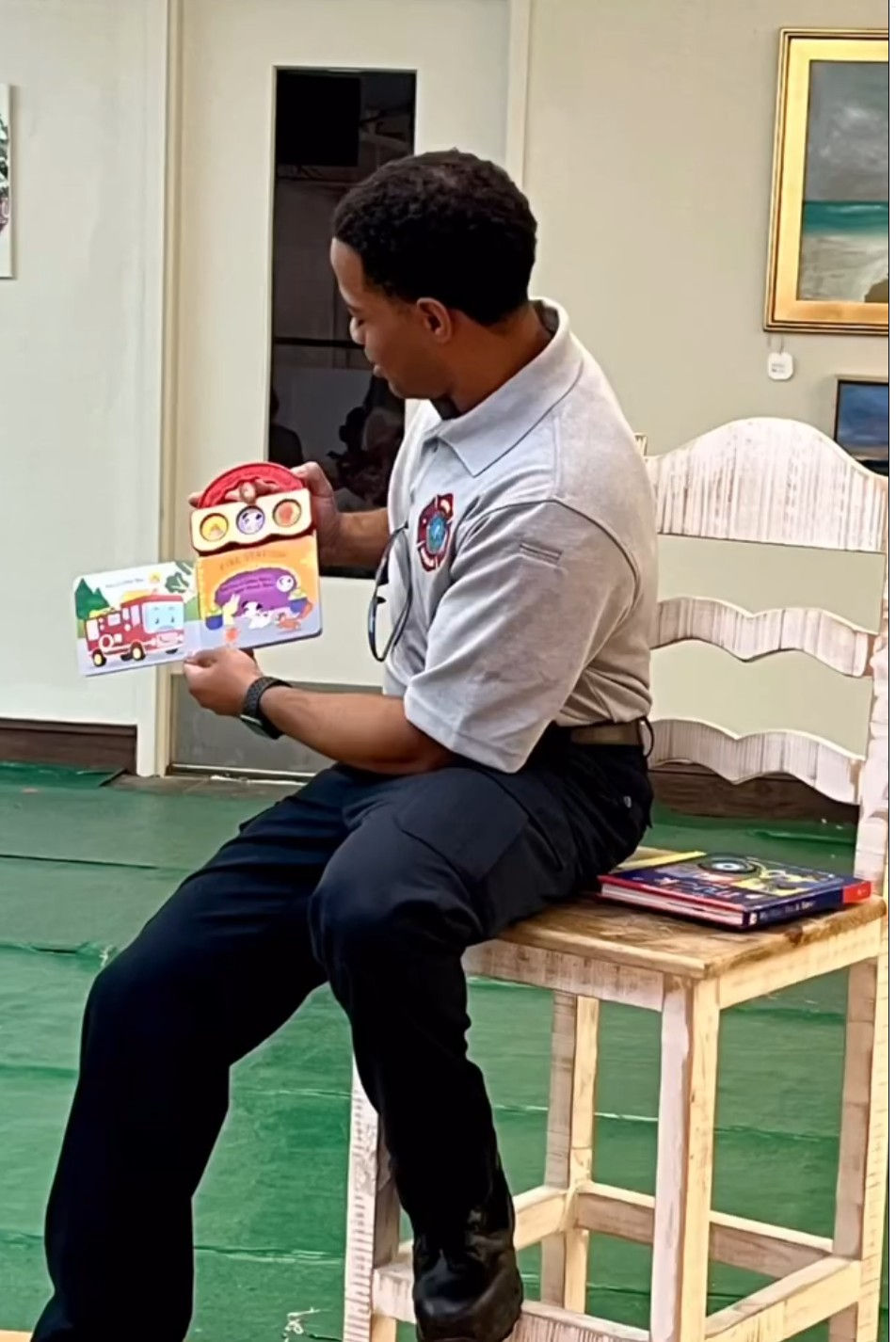Storytime with the Firemen