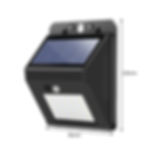 Miniatura: Luminária Solar 20 LEDs com Sensor