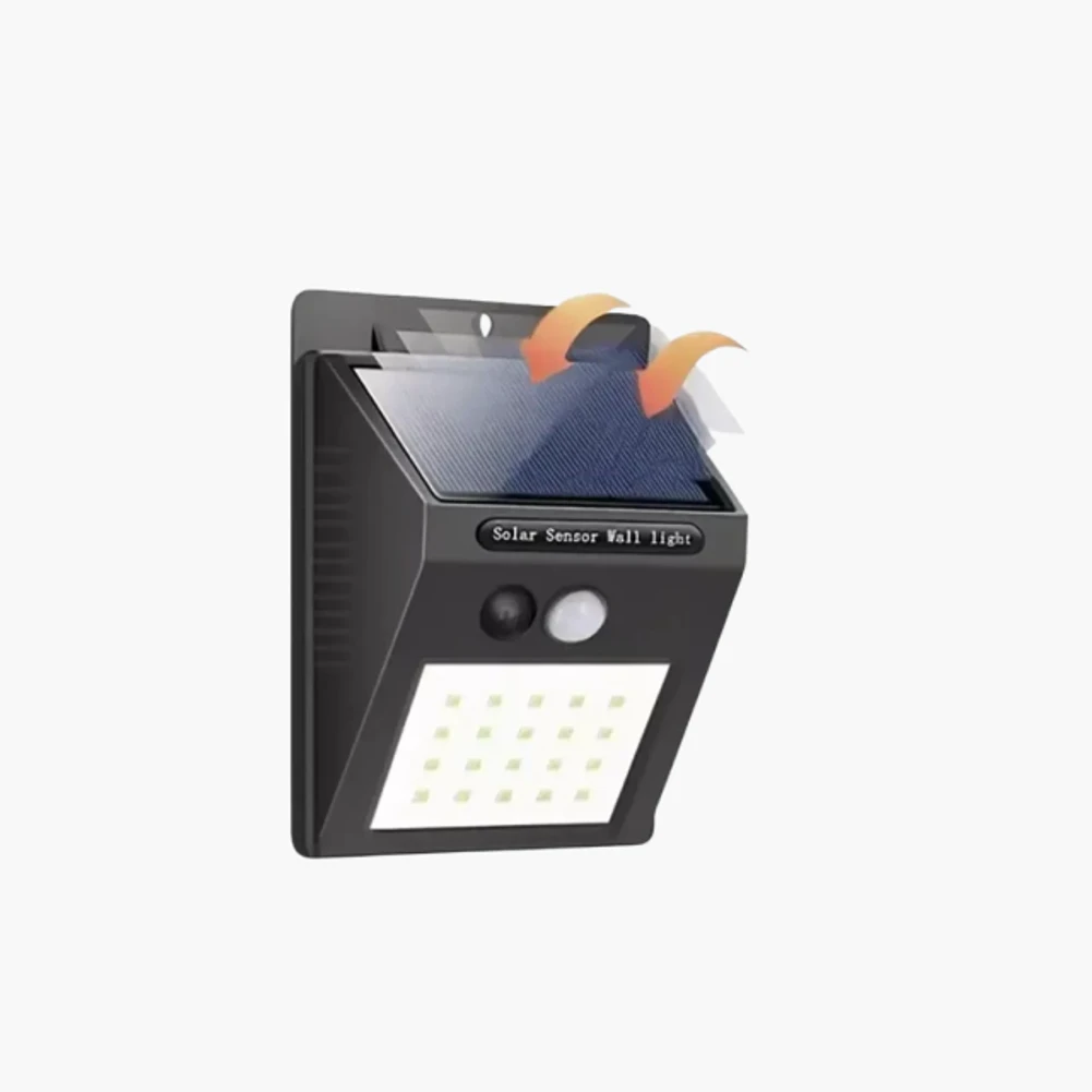 Luminária Solar 20 LEDs com Sensor