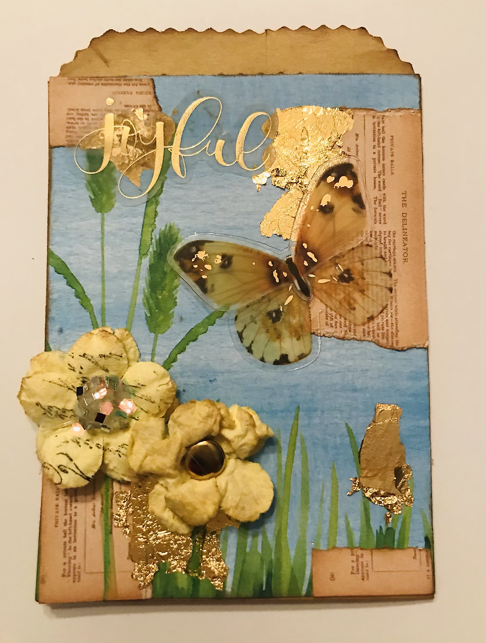 Bookmarks Envelope Banners Tags “Joyful”