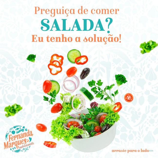 Preguiça de comer salada? Eu tenho a solução!