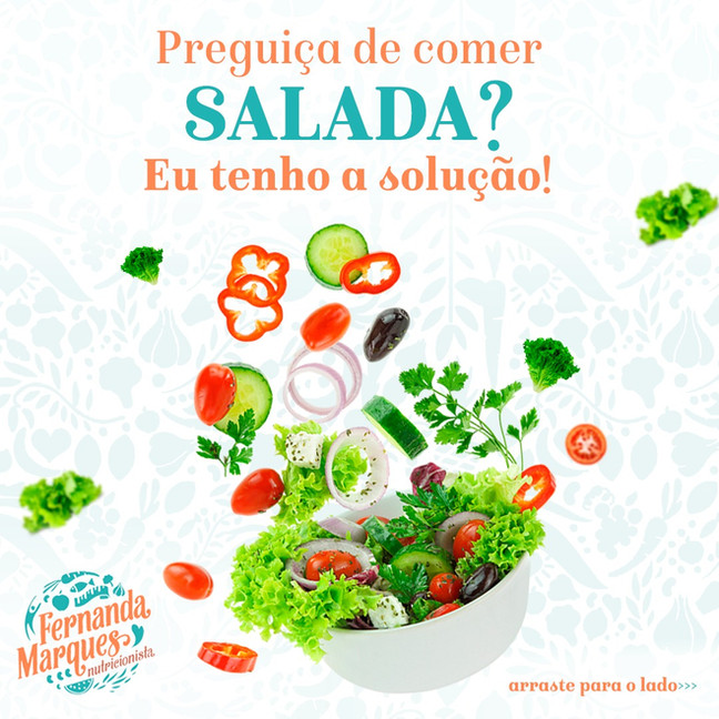 Preguiça de comer salada? Eu tenho a solução!