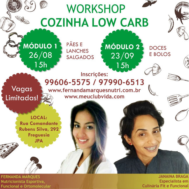 Workshop Cozinha Low Carb