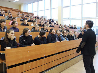 Зустріч курсантів з оратором Євгеном Дранищевим