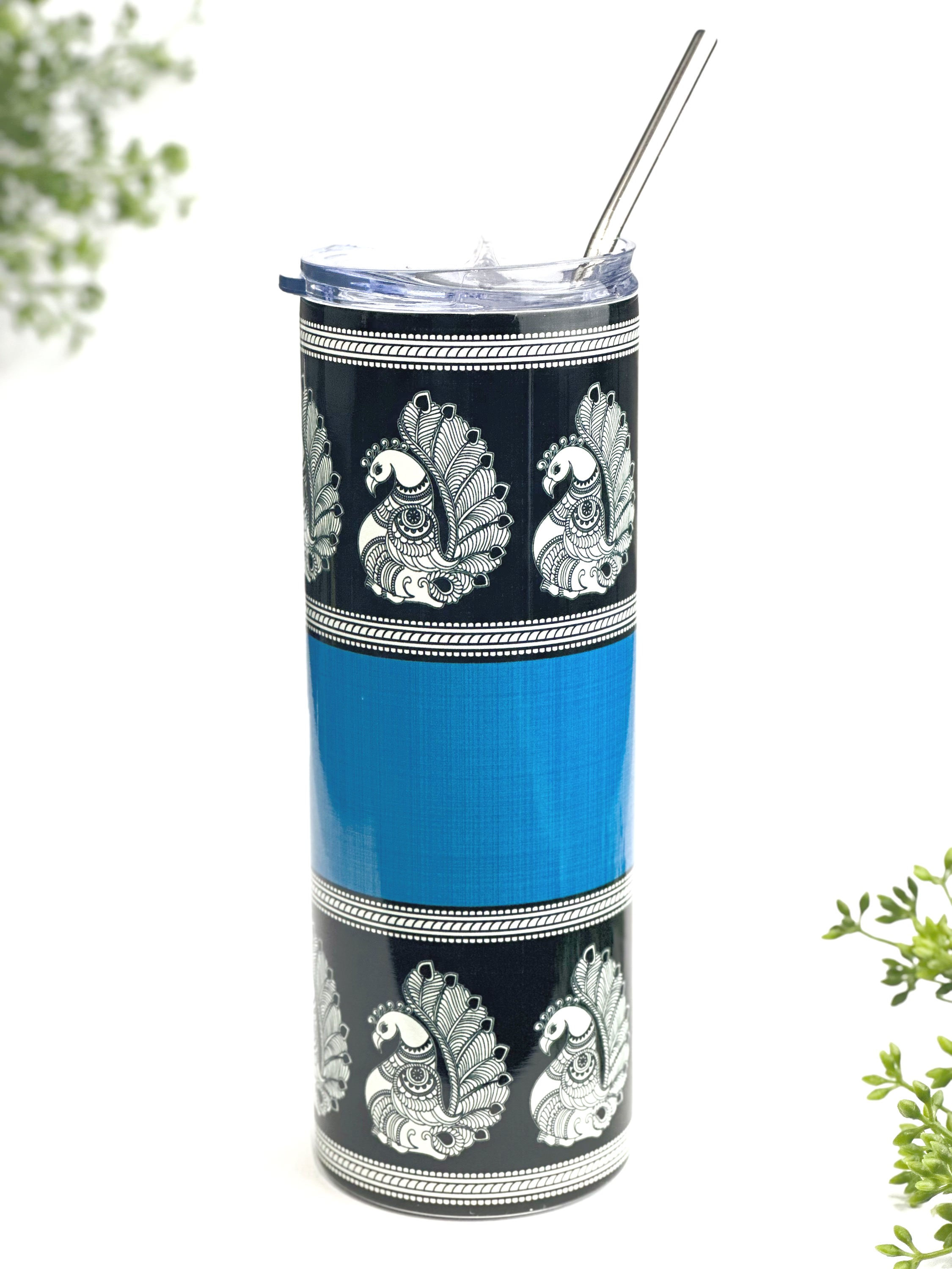 Kalamkari Peacock - Blue