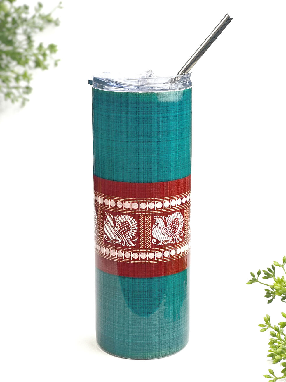 Chettinad Cotton Saree - Green/Red