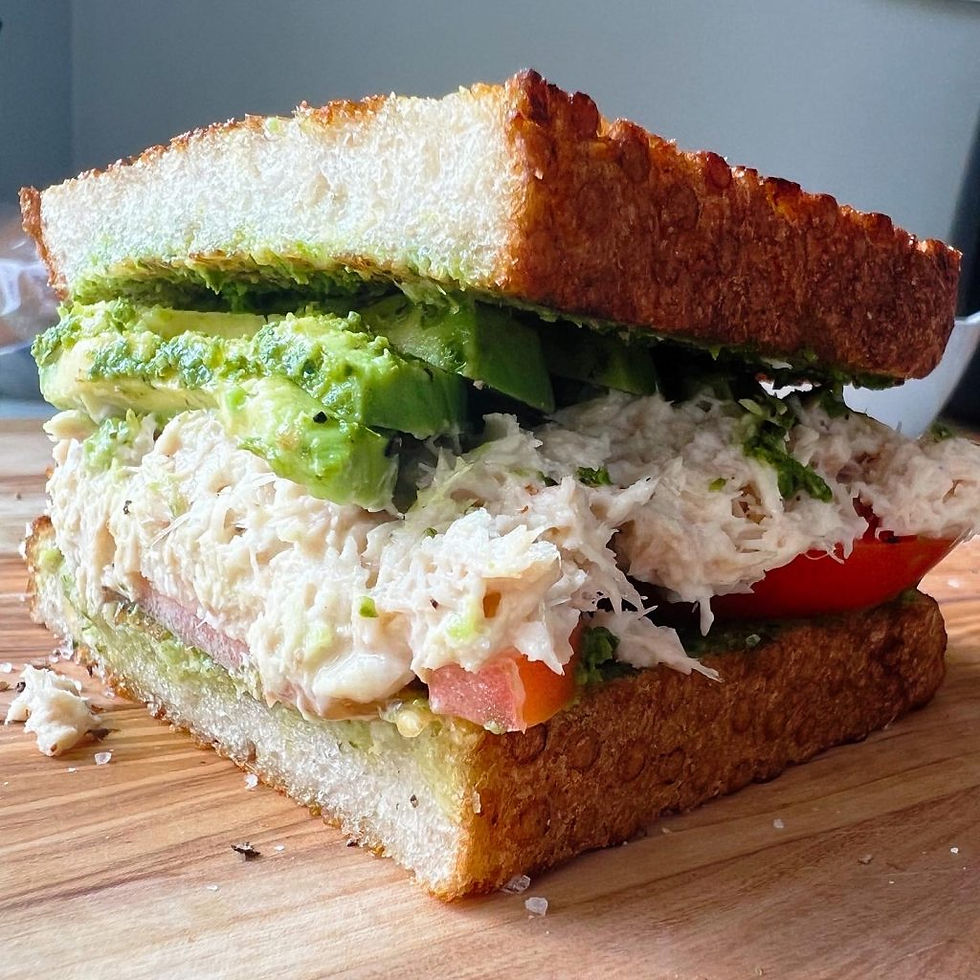 TUNA CADO CIABATTA ($14.95)