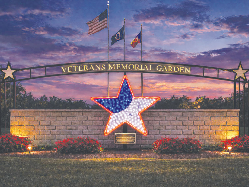 A star reborn: Veterans Memorial Garden turns historic symbol into eternal salute to veterans