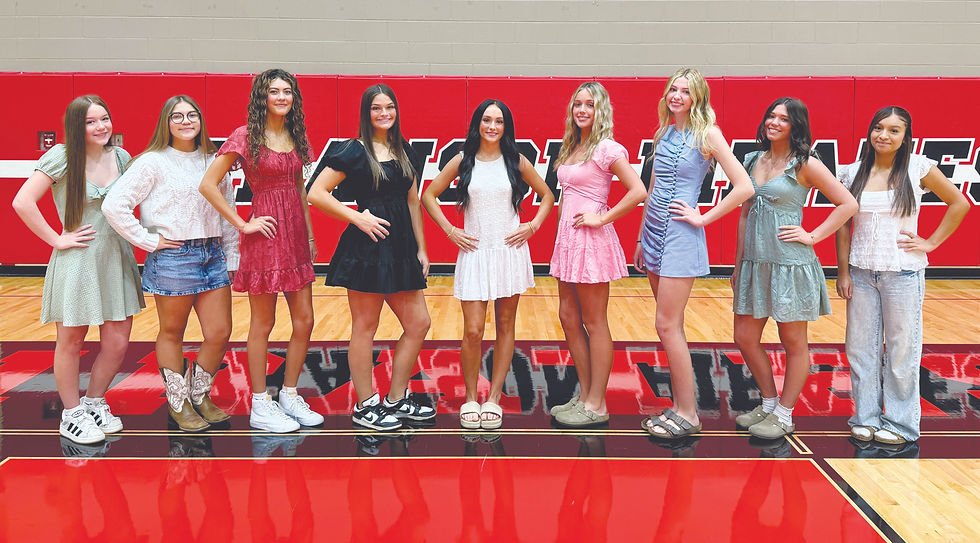 2026 Branson Homecoming Court candidates (Photo submitted by Branson Schools)