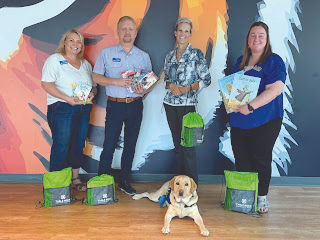 Books donated (Photo courtesy of Mark Waugh, Hollister School District)