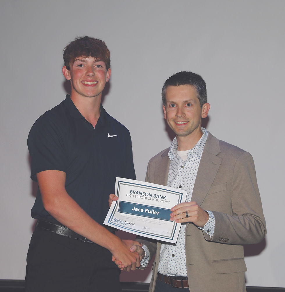 Branson Bank awards scholarships to area high school seniors