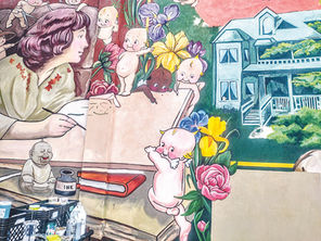Downtown mural honors Rose O'Neill