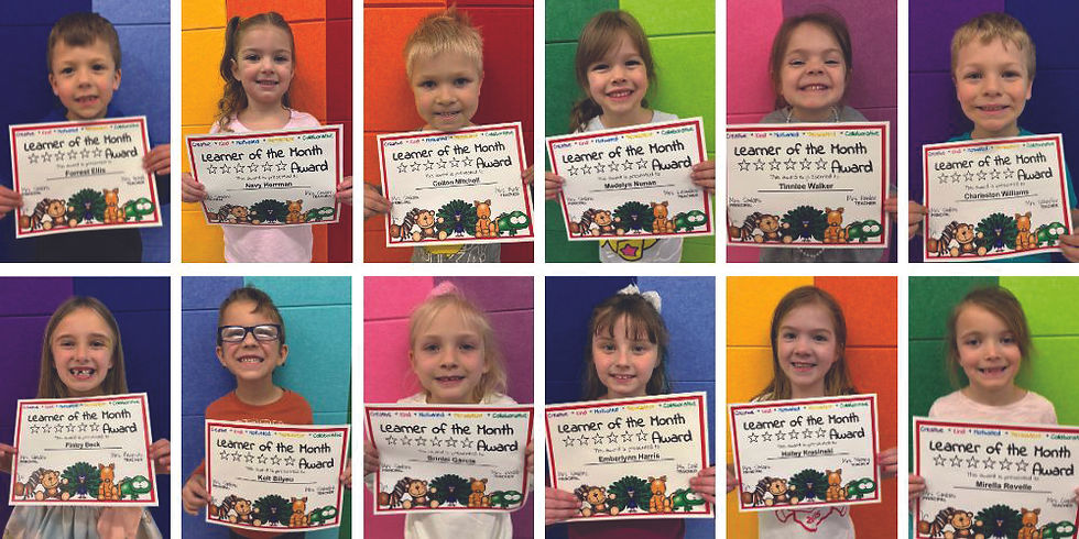Top row, left to right: Forrest Ellis, Navy Herrman, Colton Mitchell, Madelyn Nunan, Tinnlee Walker, Charleston Williams. Bottom row, left to right: Finley Beck, Kolt Bilyeu, Brinlei Garcia, Emberlynn Harris, Hailey Krasinski, Mirella Revelle. (Photo submitted)