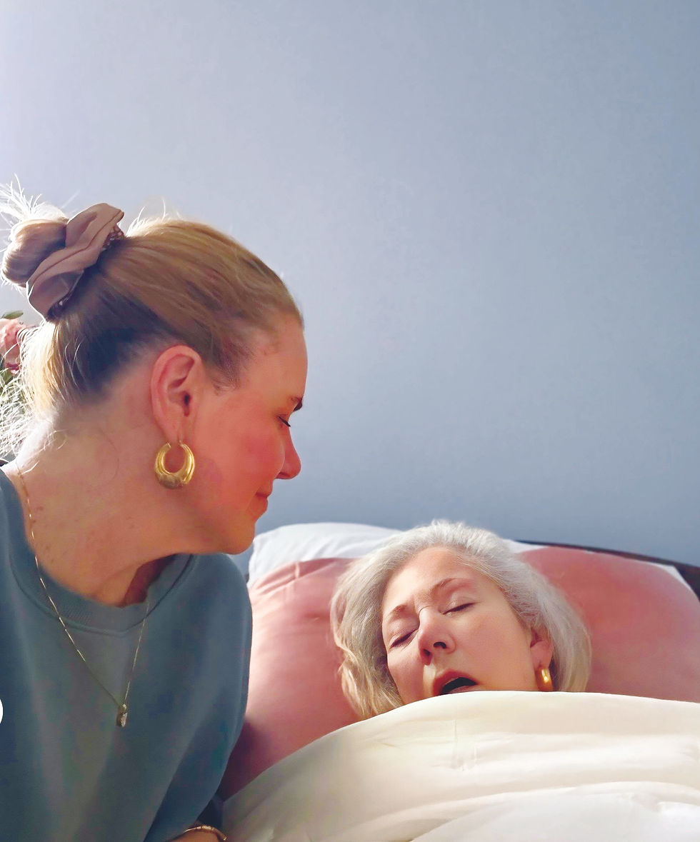 Pictured is Lisa Parkstone, Jody Johnson Godfrey’s daughter, and Jacqueline Johnson, Jody’s mother. (Photo submitted by Jody Johnson Godfrey)