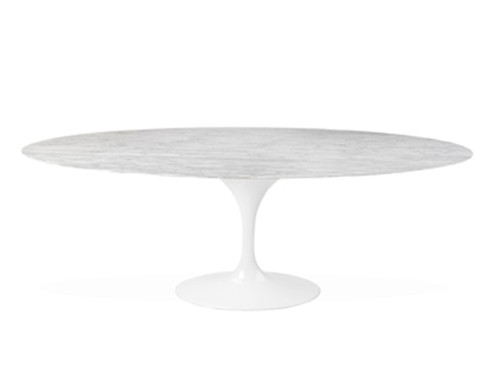 Marble Oval Dining Table | Elite Living