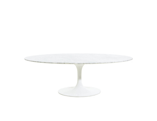 Marble Oval Coffee Table | Elite Living