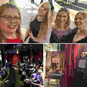 Square viewing party at Roosevelt