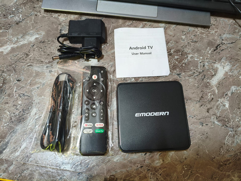 Thumbnail: Emodern Smart Android TV Box | 1080p HD with Built-in Voice Assistant