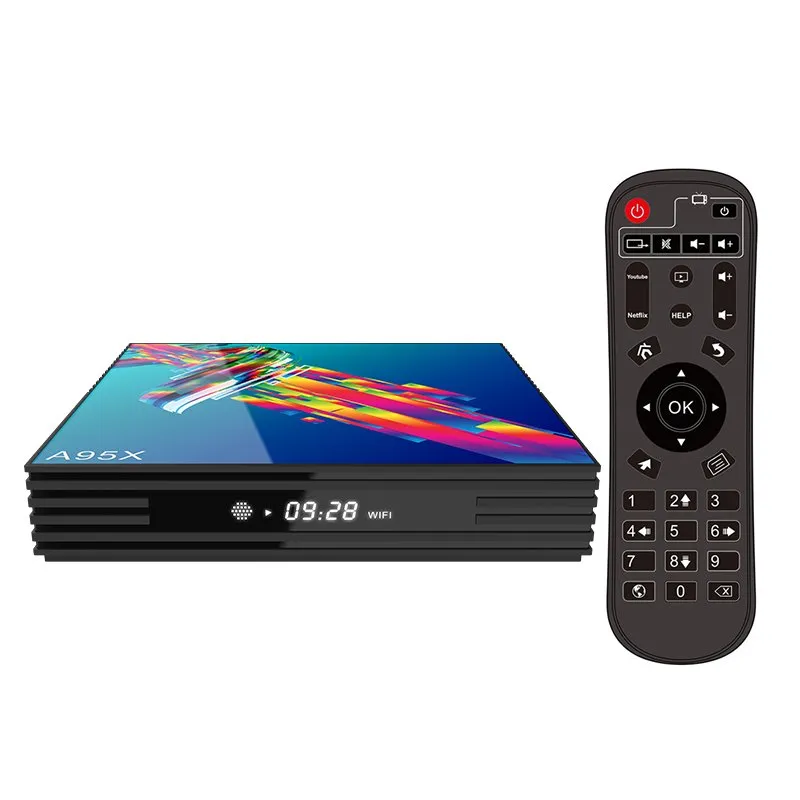 A95X R3 Smart Android 9.0 TV Box RK3318 Quad Core 64 Bit 2GB/16GB UHD 4K