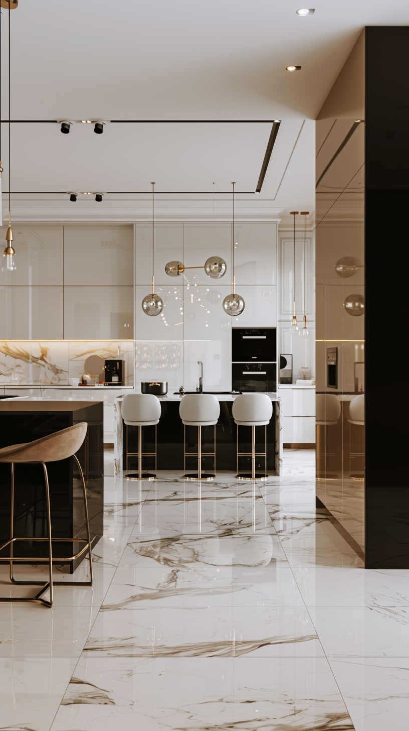 Premium luxury kitchen renovation in Manhattan, custom cabinetry by Ayaska NYC