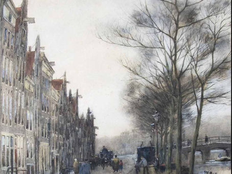 Een idyllisch Amsterdams grachtengezicht?