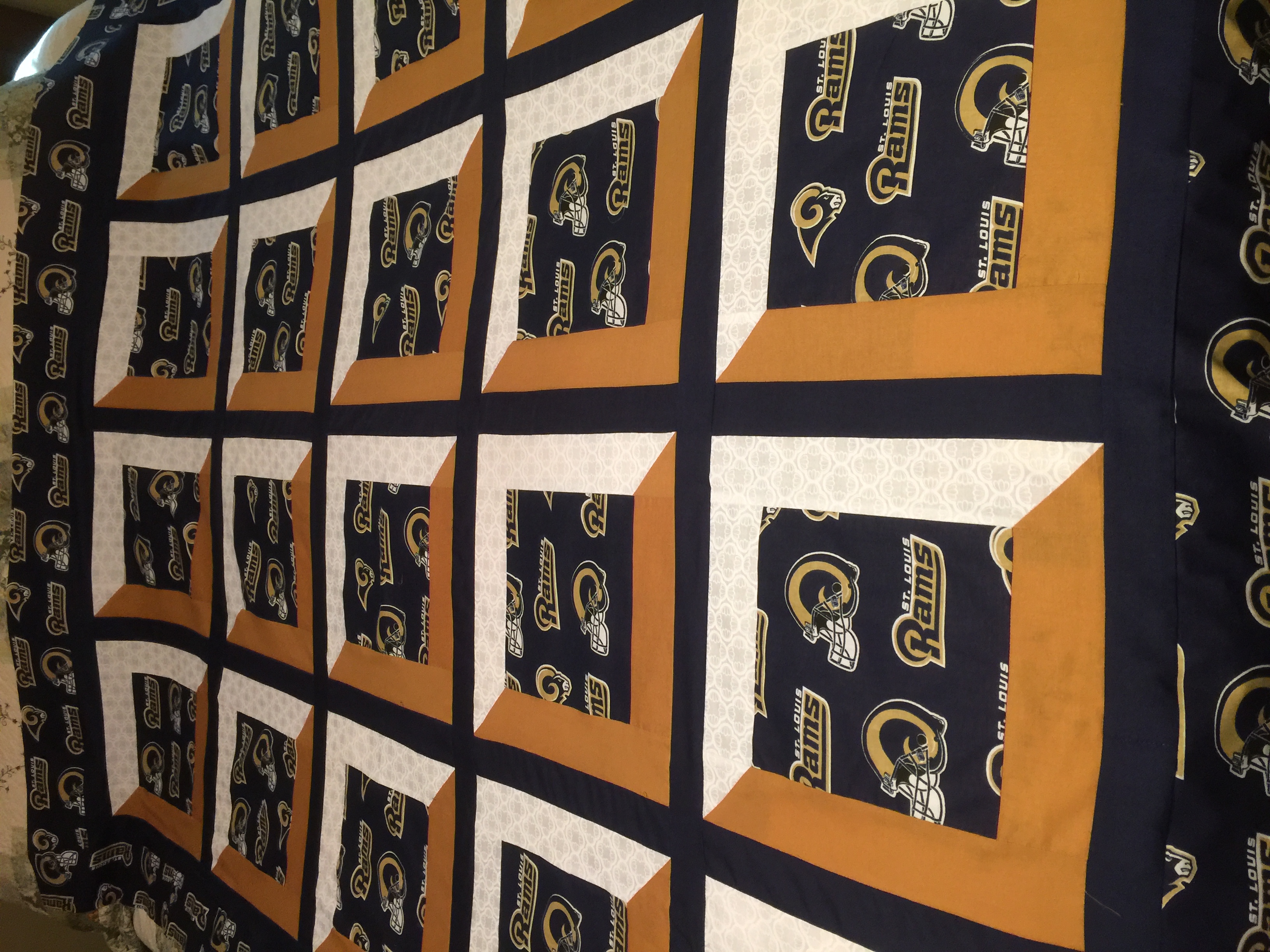Sandra's Rams Quilt