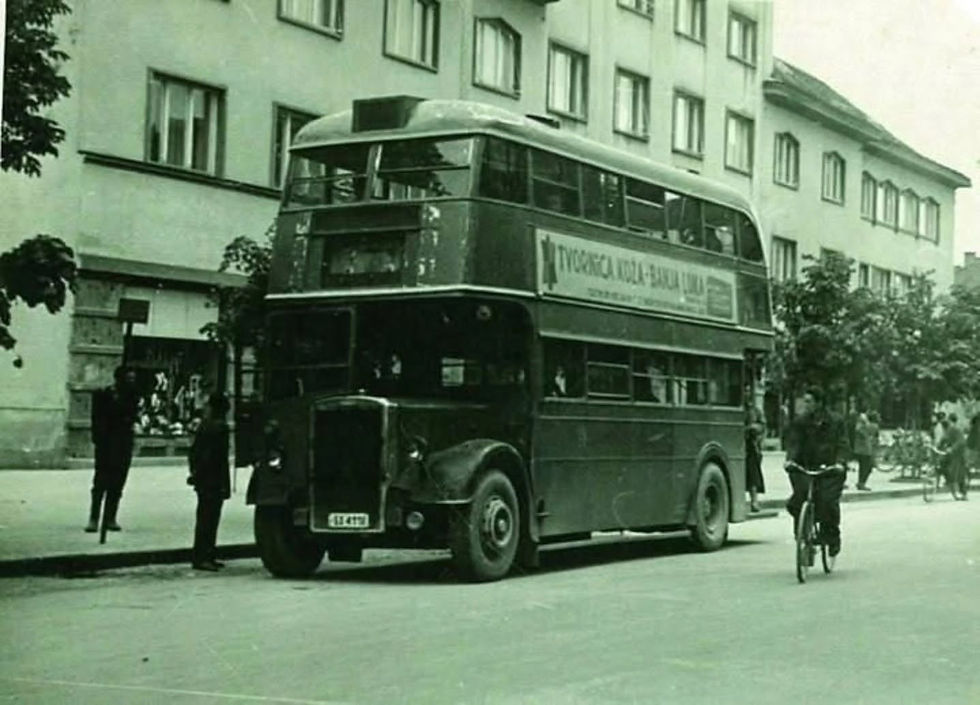 BANJALUKA JE NEKADA IMALA AUTOBUSE NA SPRAT: „Londoneri“ vozili od Trapista do Gornjeg Šehera