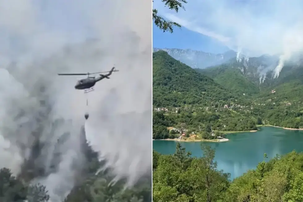 Vatrena stihija na nepristupačnom terenu: Požar kod Jablanice ne jenjava