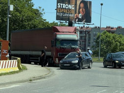 Saobraćajni kolaps: Sudar blokirao kružni tok u Banjaluci