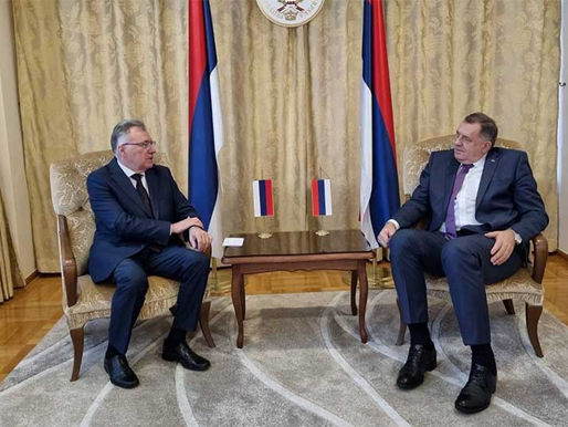 Dodik se sastao sa Kalabuhovim i zahvalio mu na čestitki: "Prijateljski razgovor"