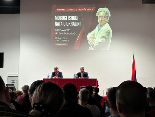 PREPUNA SALA: Marić po drugi put u Banjaluci - "Mogući ishodi rata u Ukrajini"