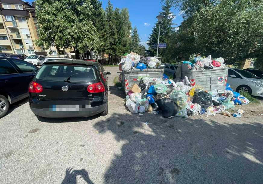 Odvoz smeća zaustavljen zbog bahato parkiranog automobila