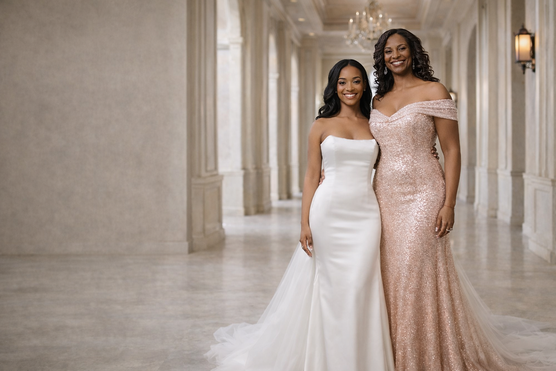 Elegant bridal moment in grand hall.png