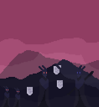 Pixel Art Game Aseprite Sprite Pyxel Edit Monster Skeleton character Tentacle