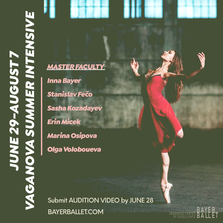 6-Week Vaganova Summer Intensive (in-studio / virtual)