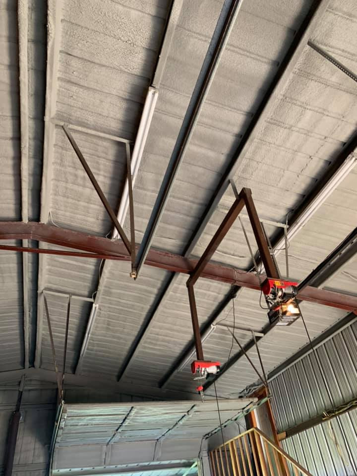 New Foam Insulation In Our Main Building For Hunters & Friends