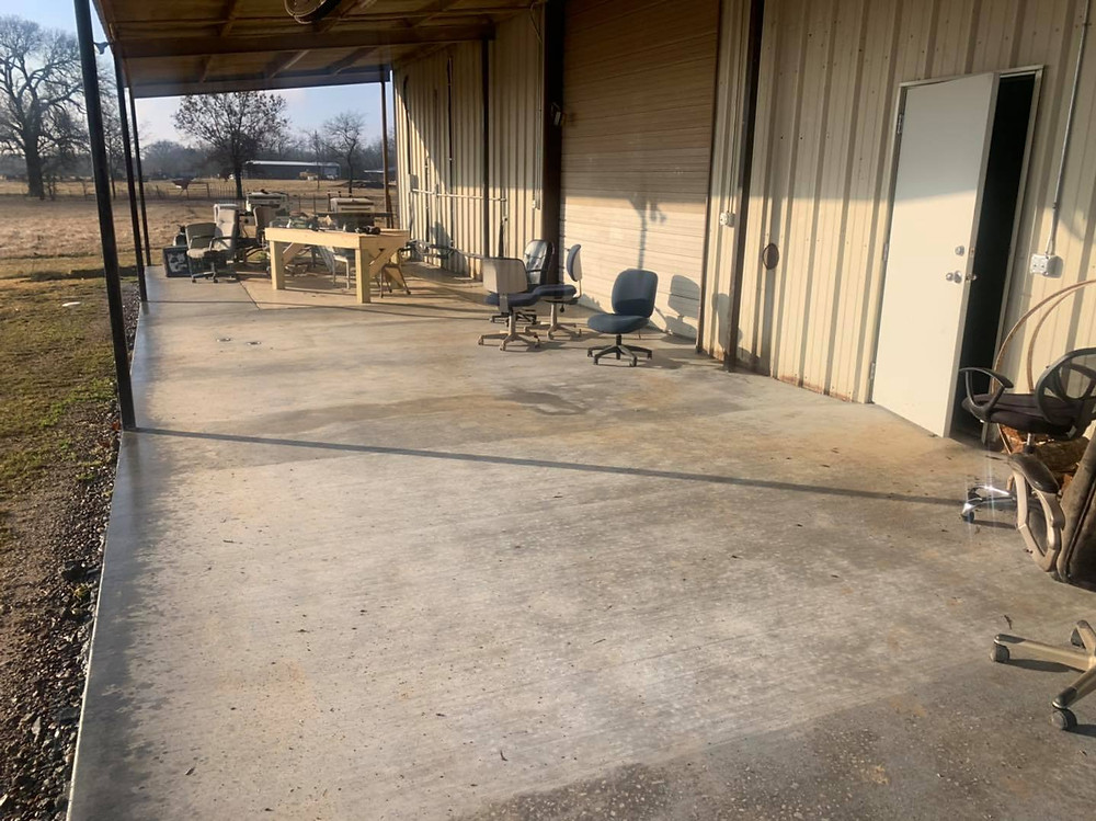 Our Shooting Station To Check Your Rifle In Now Concrete