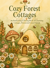 Copy of CP3 Cozy Forest Cottages An Enchanting Coloring Book of Charming Cottages, Flowers