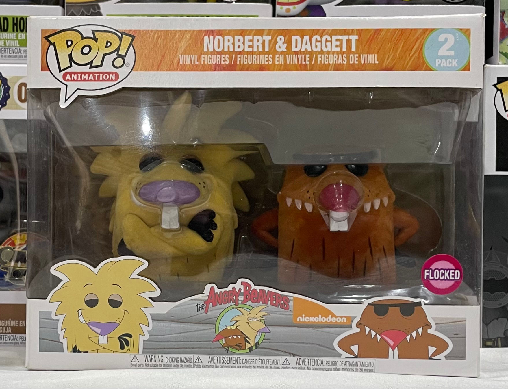 Norbert & Daggett (Flocked)